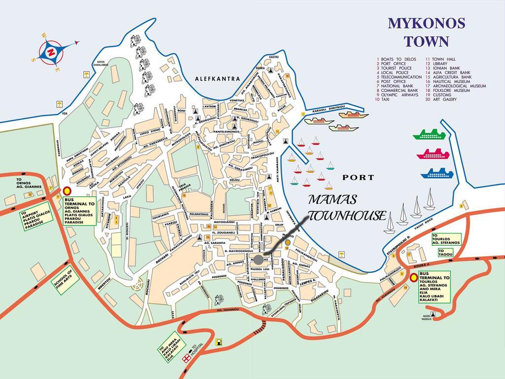 Mama'S Townhouse Apartment Mykonos Island Luaran gambar
